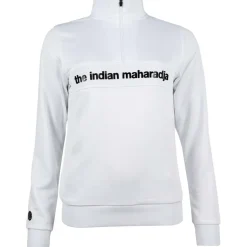 The Indian Maharadja  Poly Terry Half Zip hockeytrui dames white