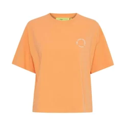 TheJoggConcept Simona Box shirt dames tangerine