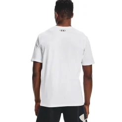 Under Armour  Left Chest Logo shirt heren white black