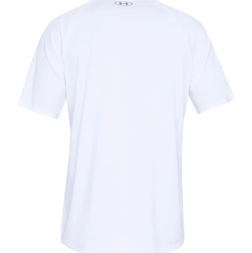 Under Armour Tech 2.0 sportshirt heren white overcast grey