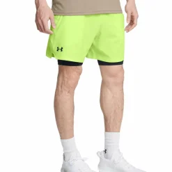 Under Armour  Vanish Woven 2-in-1 short heren morph green black