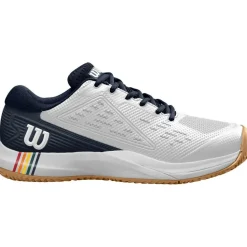 Wilson Rush Pro Ace Clay tennisschoenen heren white navy brown gum