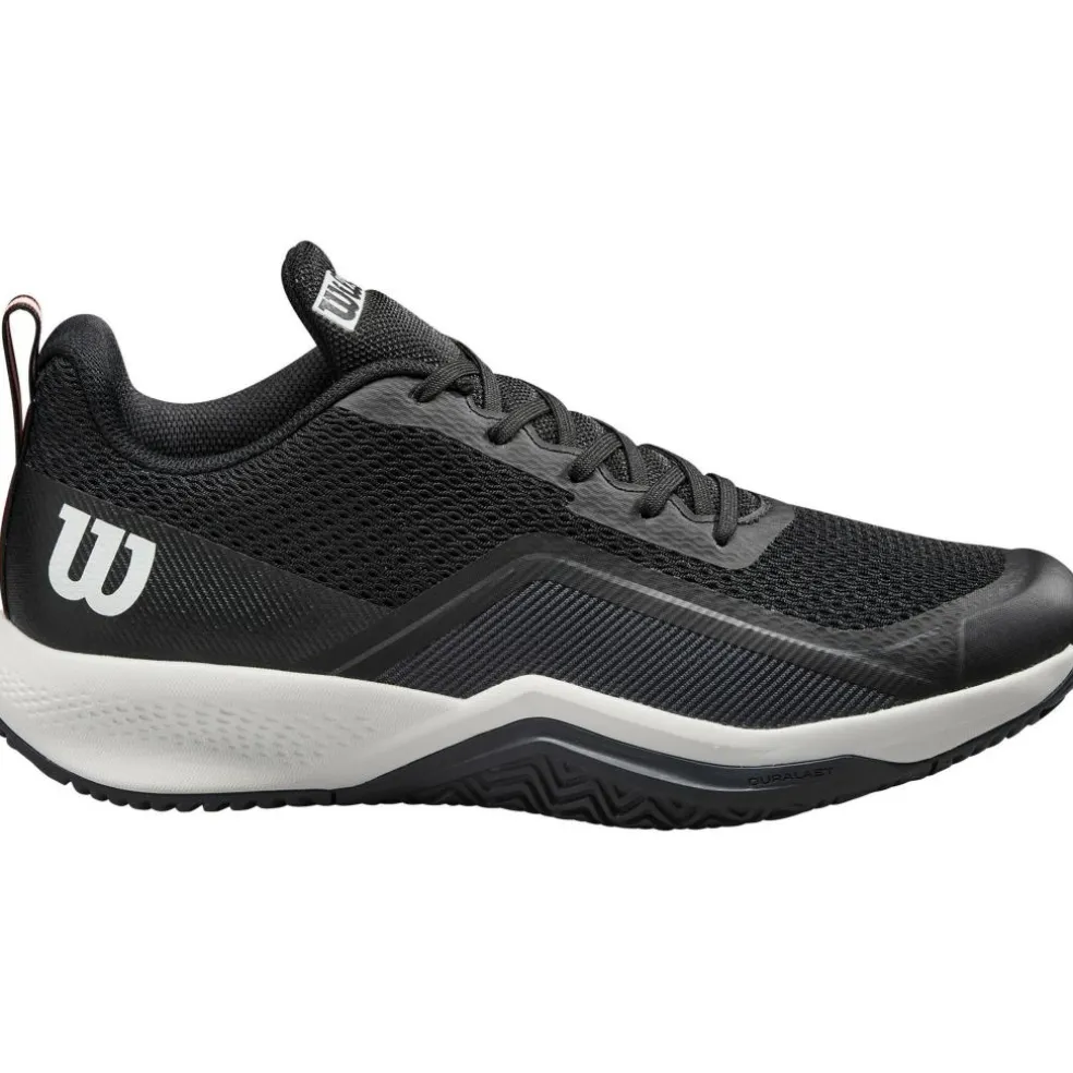 Wilson Rush Pro Lite padelschoenen heren black ebony white