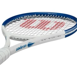 Wilson US Open Clash 100 V2 tennisracket white blue