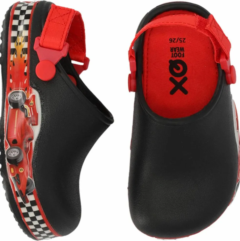 XQ Race klompen junior black