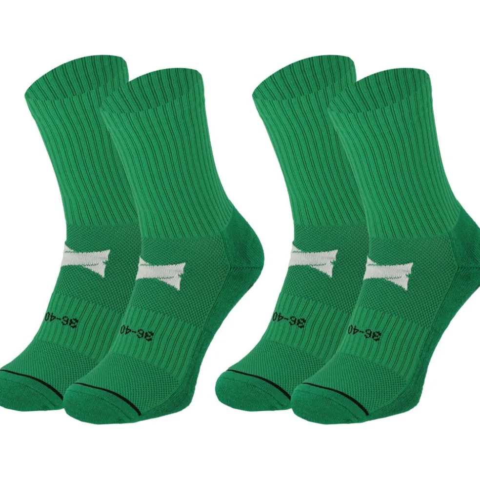 Xtreme Sockswear Grip voetbalsokken green 2-pack