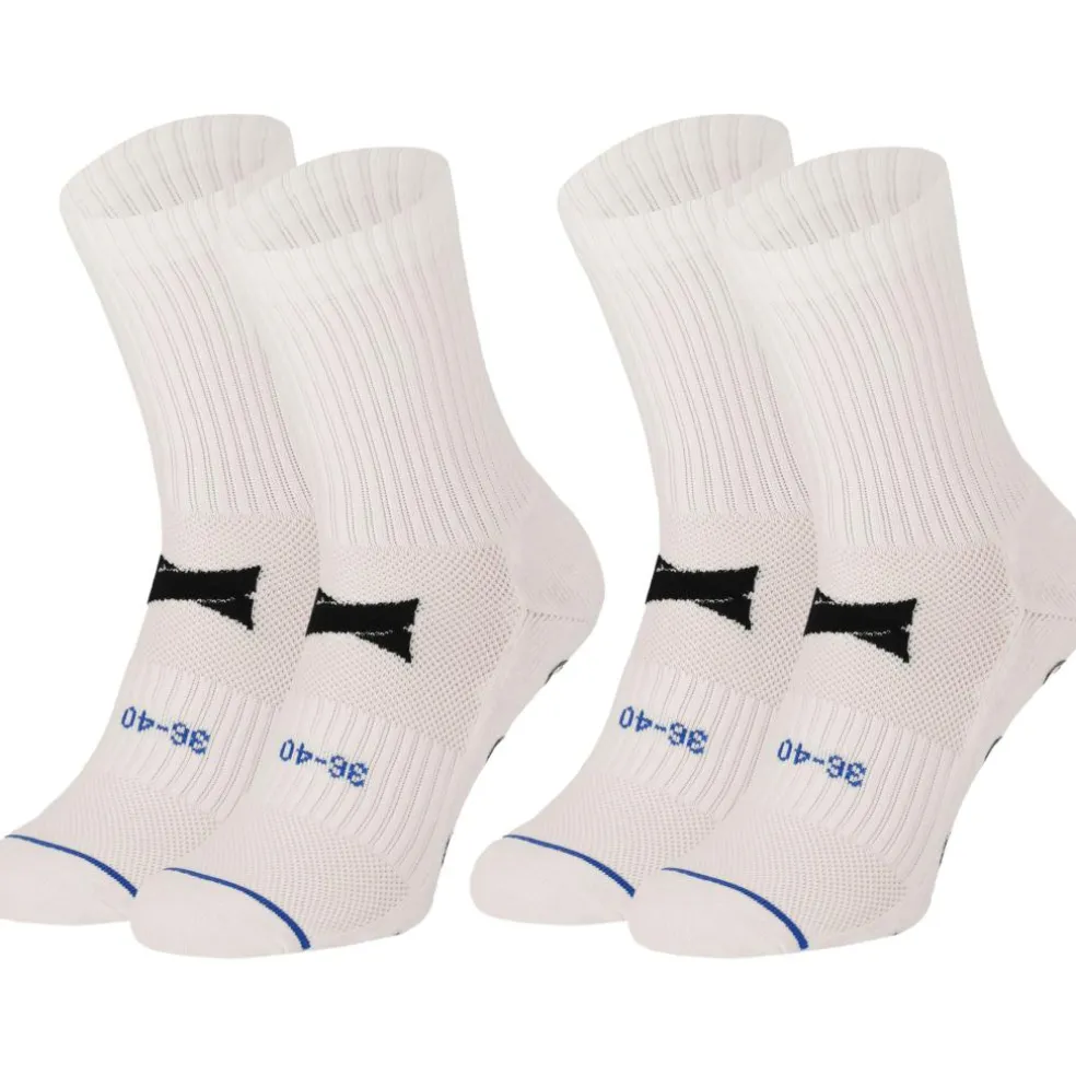 Xtreme Sockswear Grip voetbalsokken white 2-pack