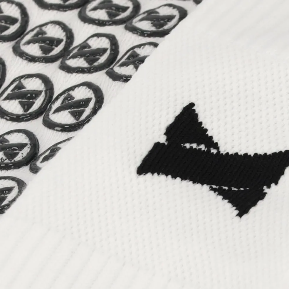 Xtreme Sockswear Grip voetbalsokken white 2-pack