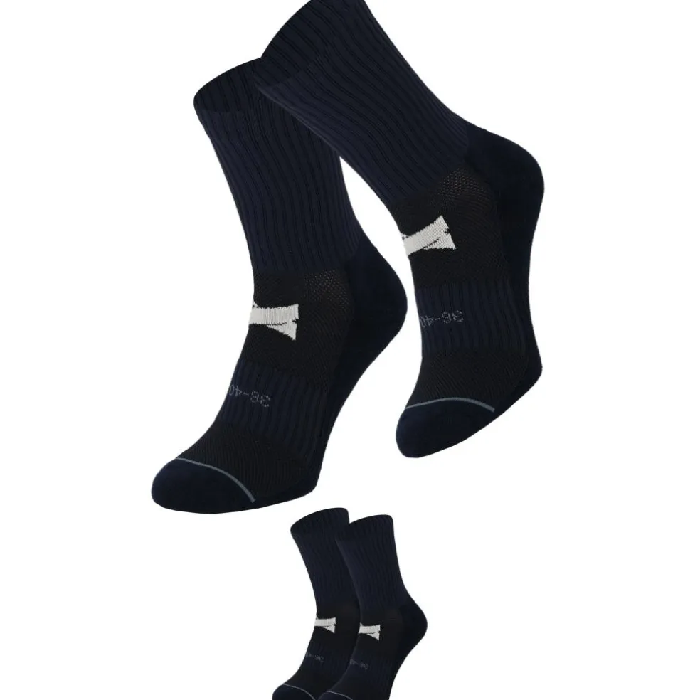 Xtreme Sockswear Grip voetbalsokken navy 2-pack