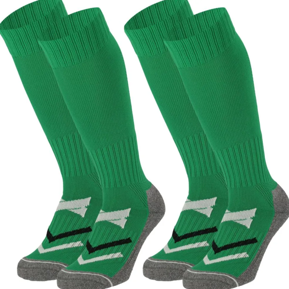 Xtreme Sockswear Pro Soccer voetbalsokken green 2-pack