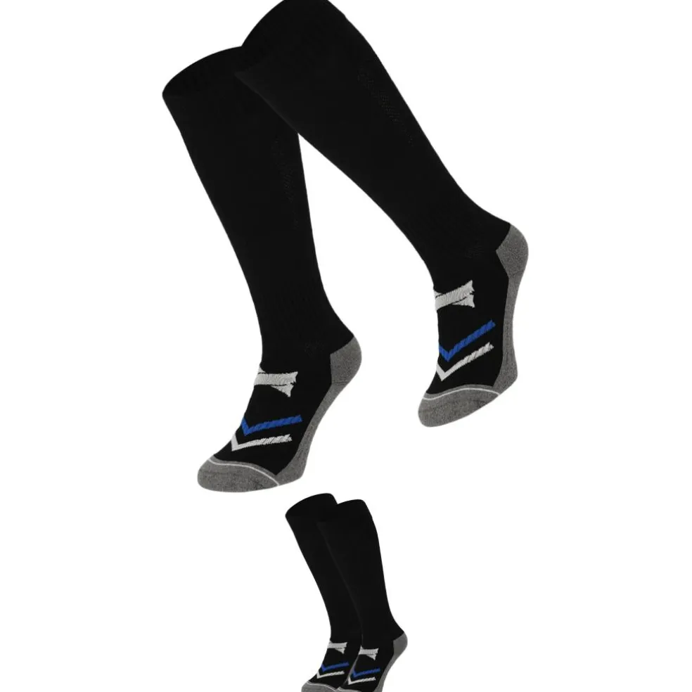 Xtreme Sockswear Pro Soccer voetbalsokken black 2-pack