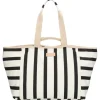 ZEBRA Richelle strandtas black white